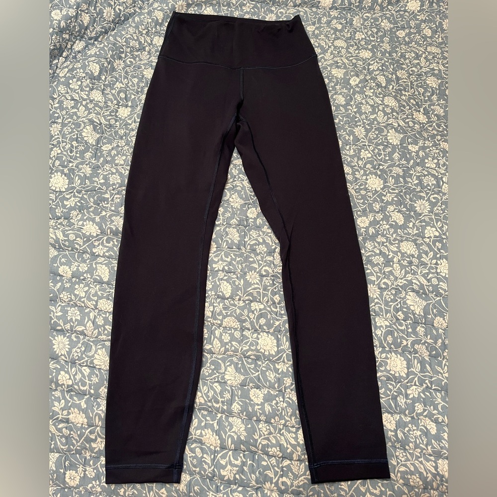 Lululemon Wunder Train High-Rise Tight 25" True Navy Size 6